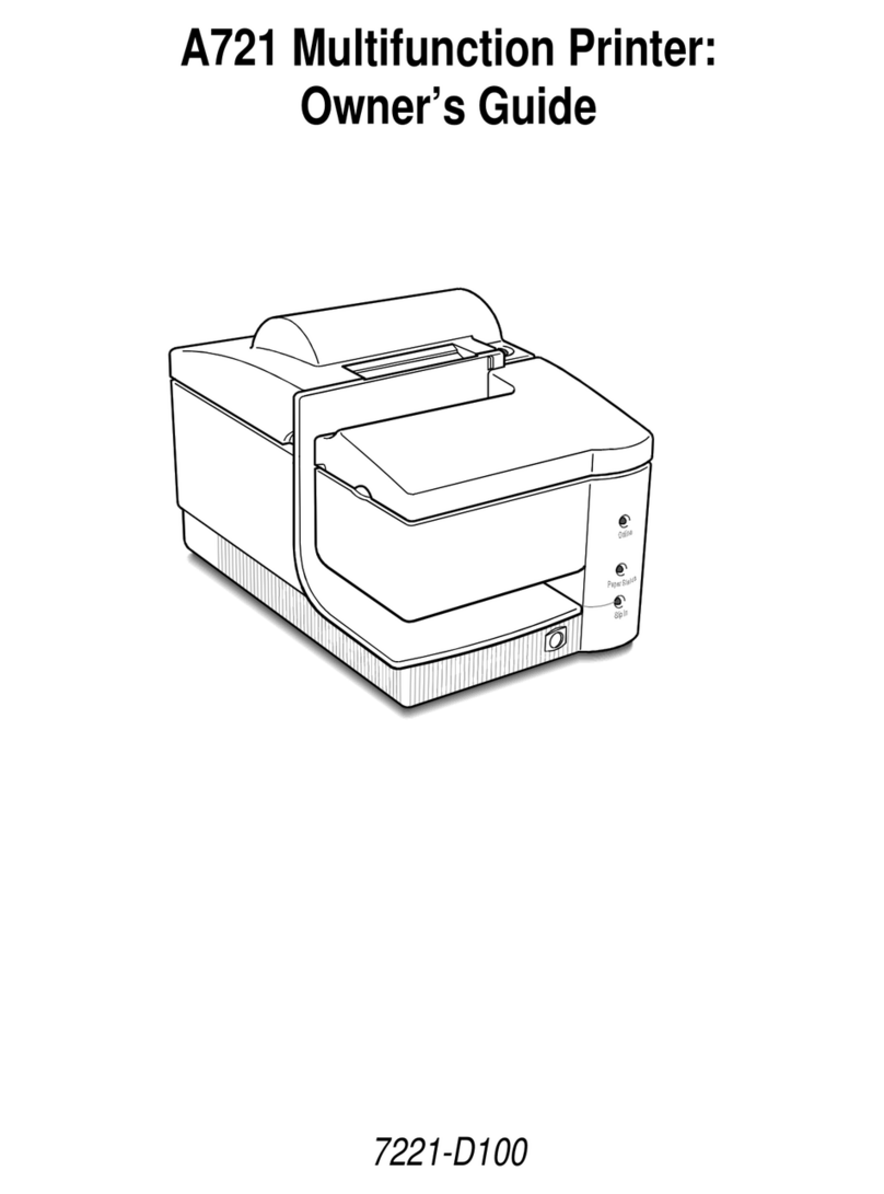 Axiohm A721 User manual