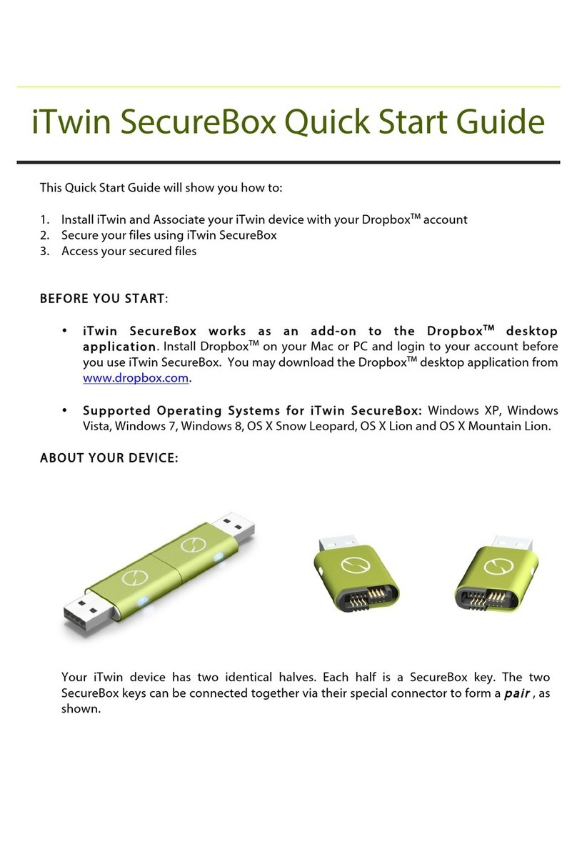 iTwin SecureBox User manual