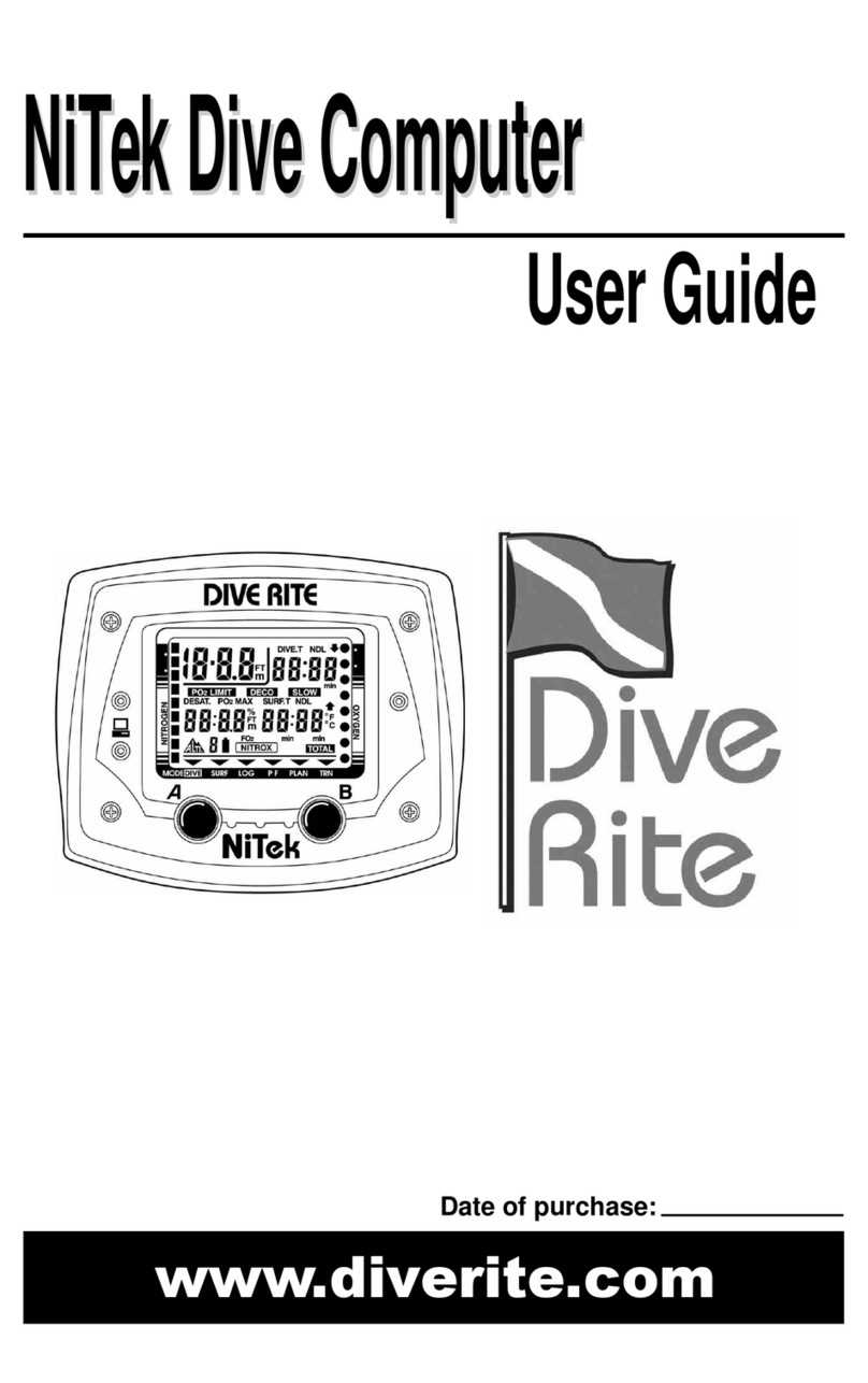 Nitek Dive computer User manual