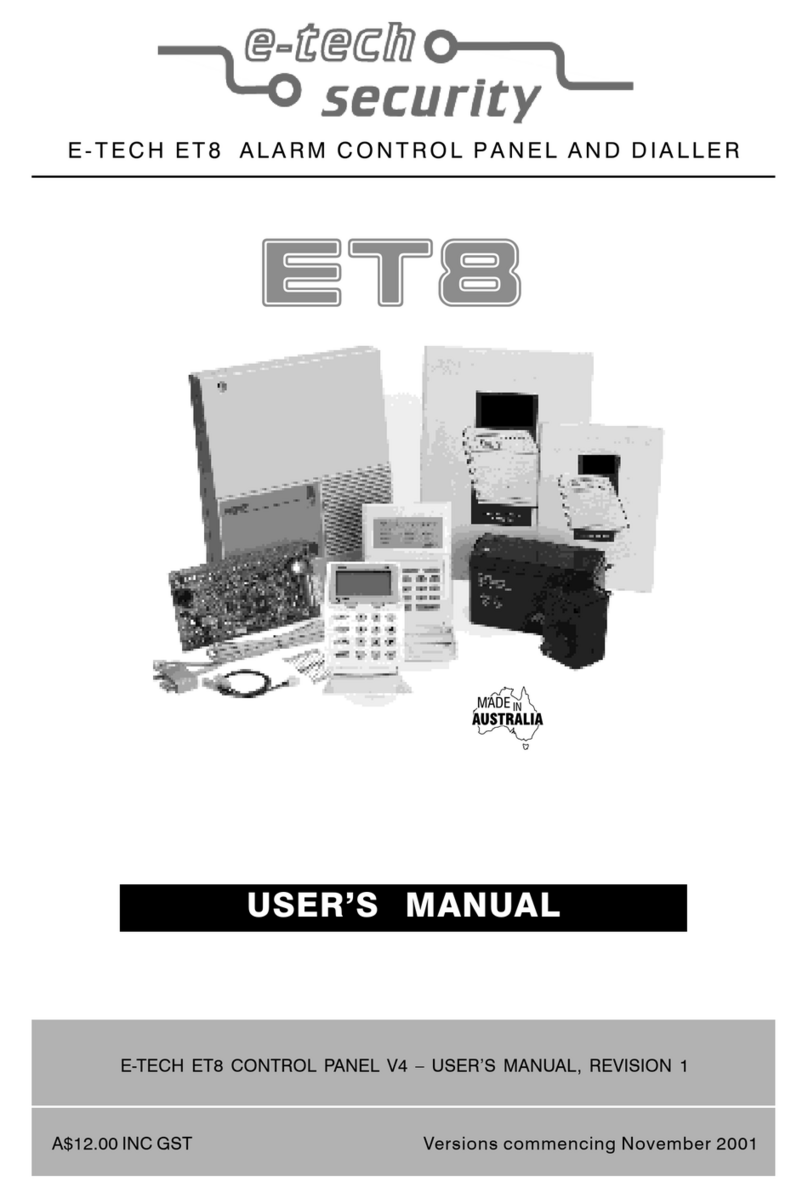 E-Tech ET8 User manual