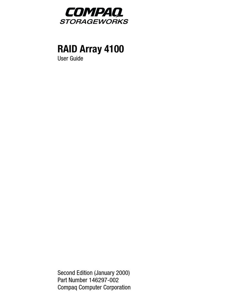 Compaq StorageWorks 4100 - RAID Array User manual