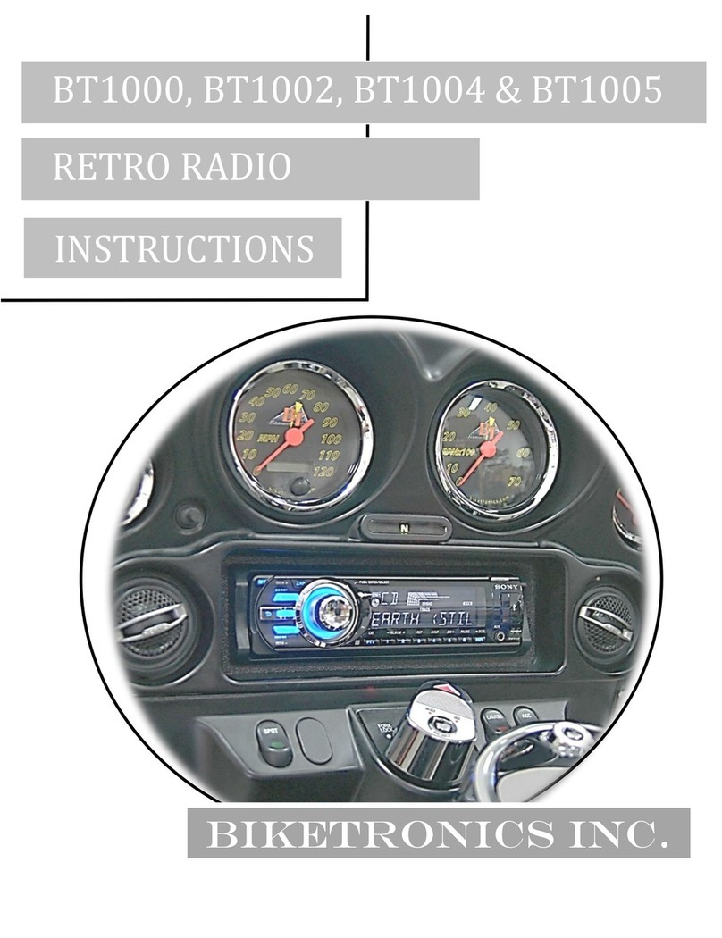 Biketronics BT1000 User manual