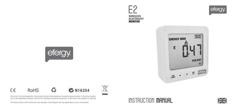 Efergy E2 User manual Efergy E2 User manual
