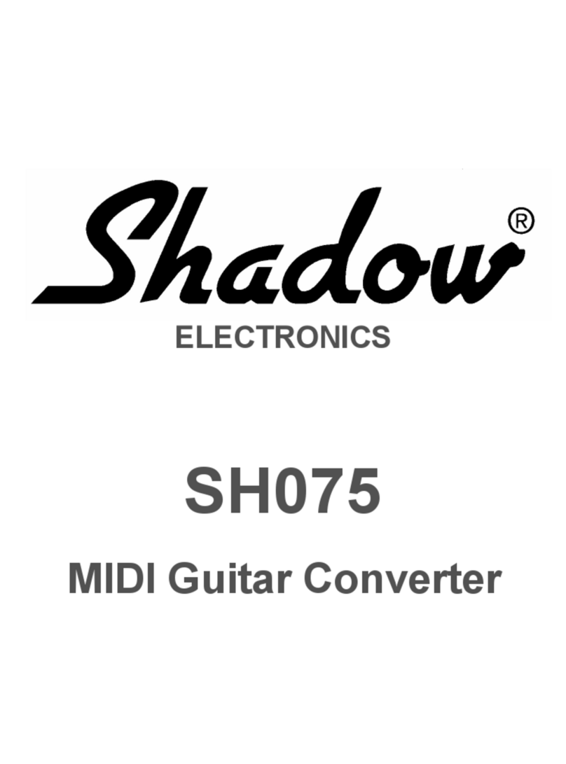 Shadow SH075 User manual
