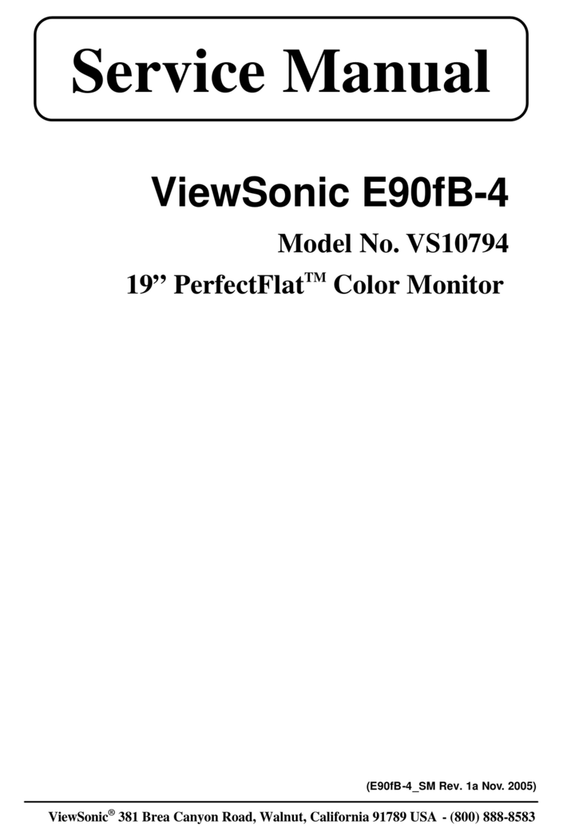 ViewSonic PerfectFlat E90fB-4 User manual