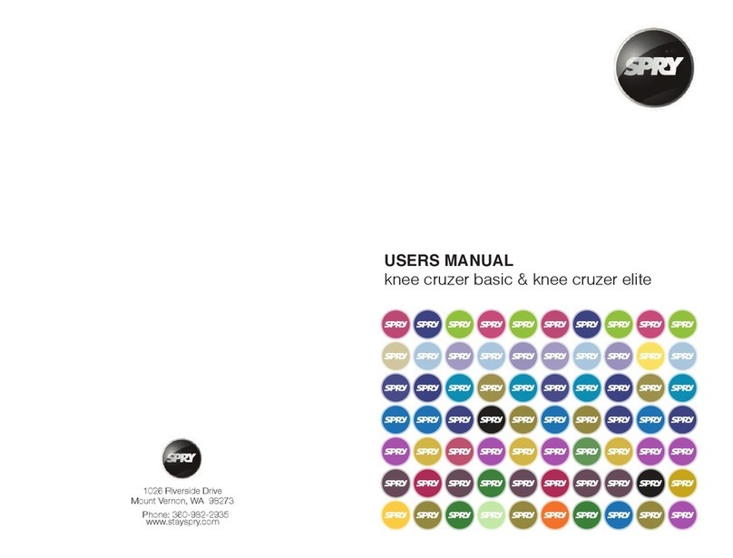 Spry Knee cruzer basic User manual