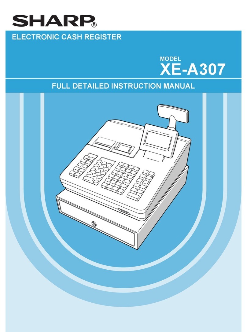 Sharp XE-A307 User manual