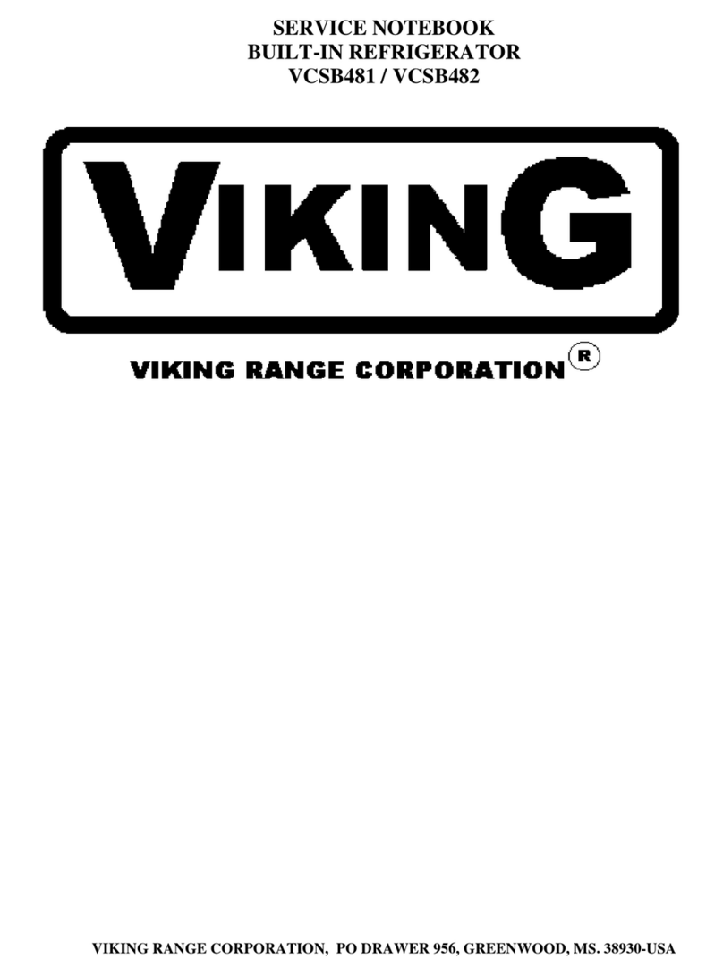 Viking VCSB481 Service manual