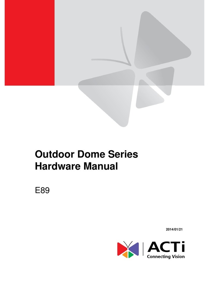 ACTi E89 User manual