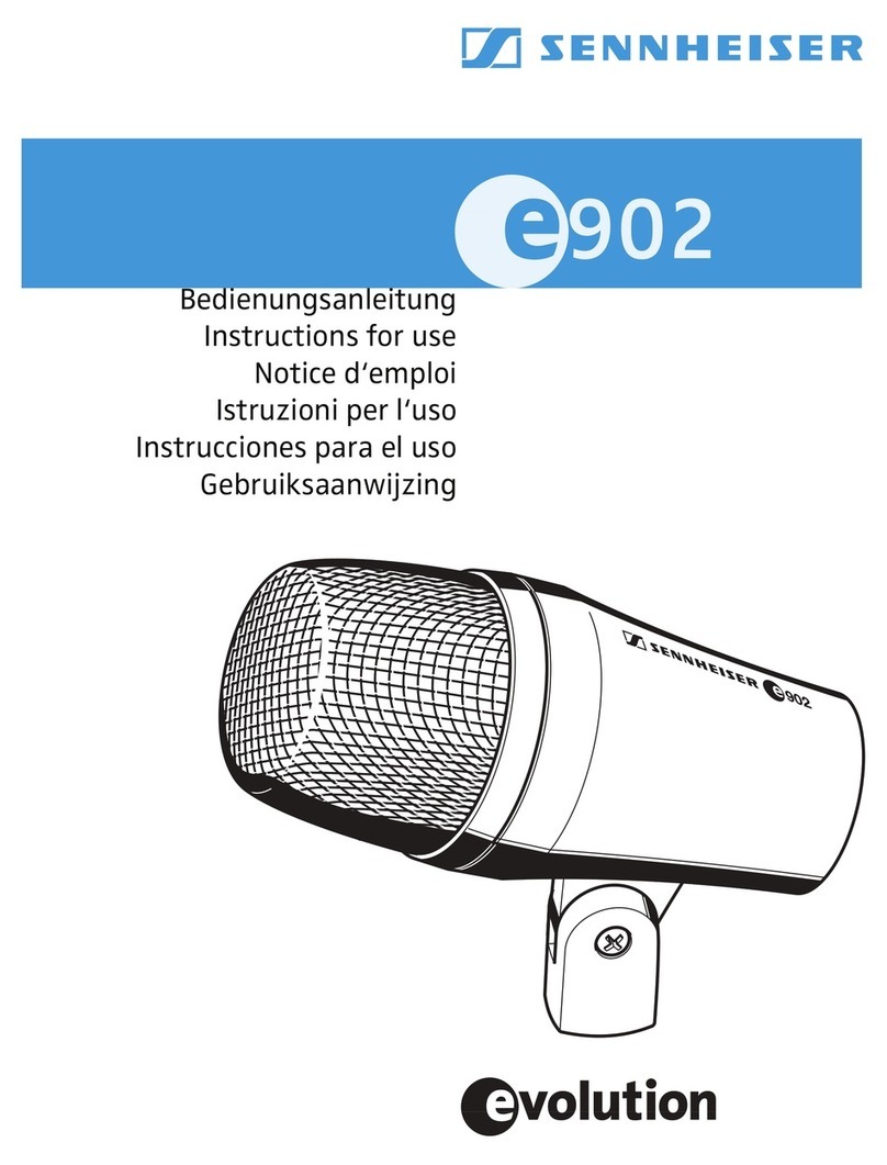 Sennheiser Evolution E 902 User manual