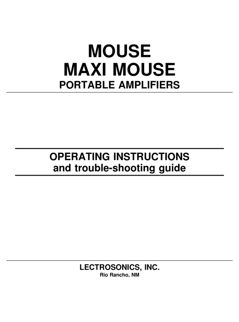 Lectrosonics MOUSE User manual