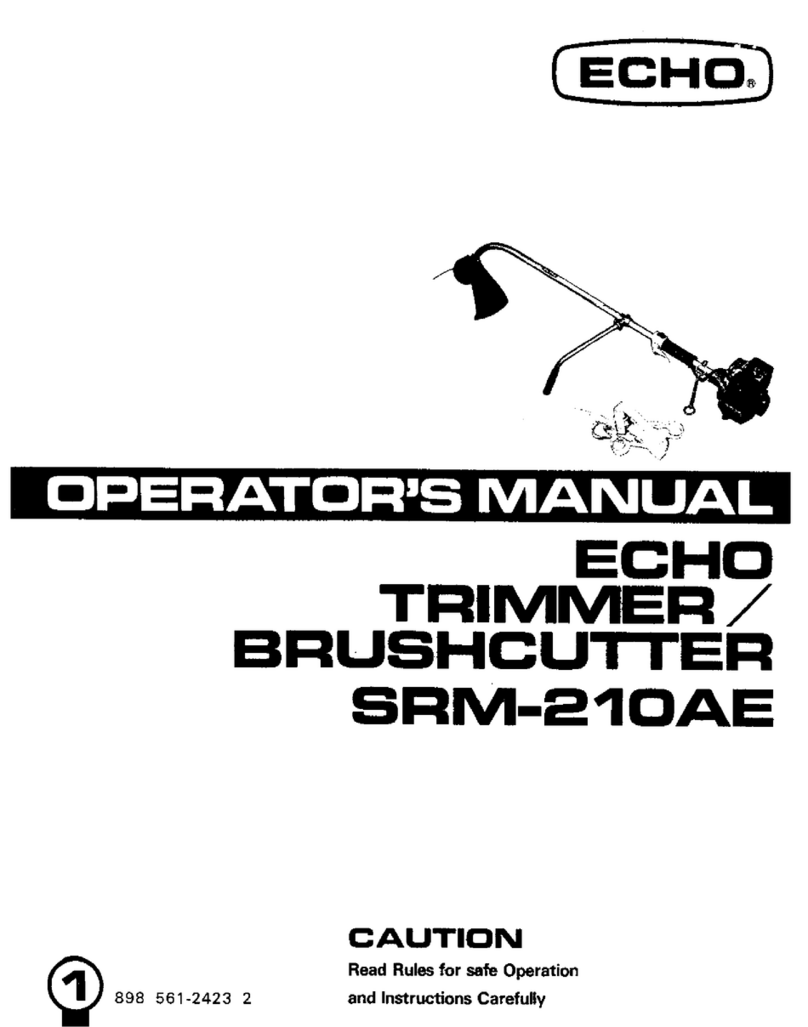 Echo SRM-210AE User manual