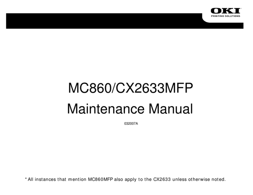 Oki MC860 MFP User manual