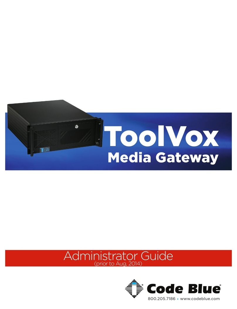 Code Blue ToolVox Service manual