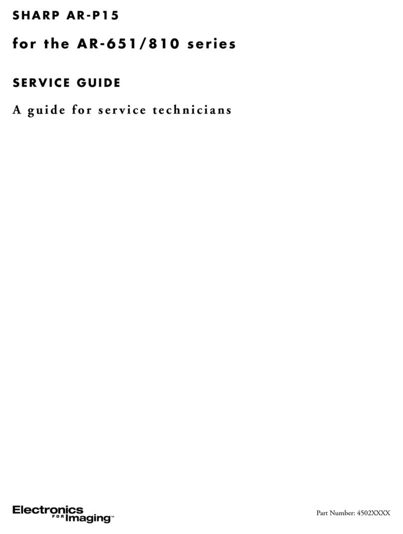 Sharp AR-P15 User manual
