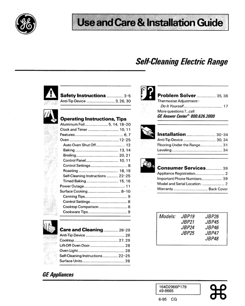 GE JBP19 Training manual