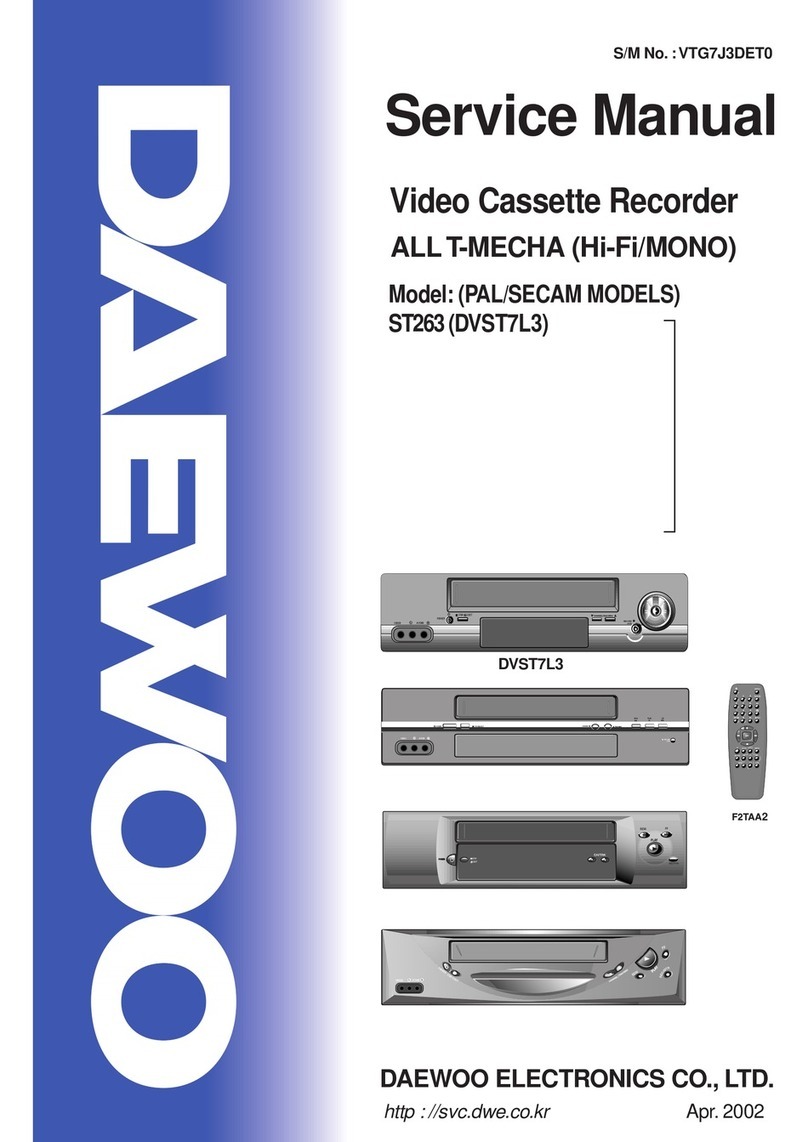 Daewoo ST263 DVST7L3 User manual