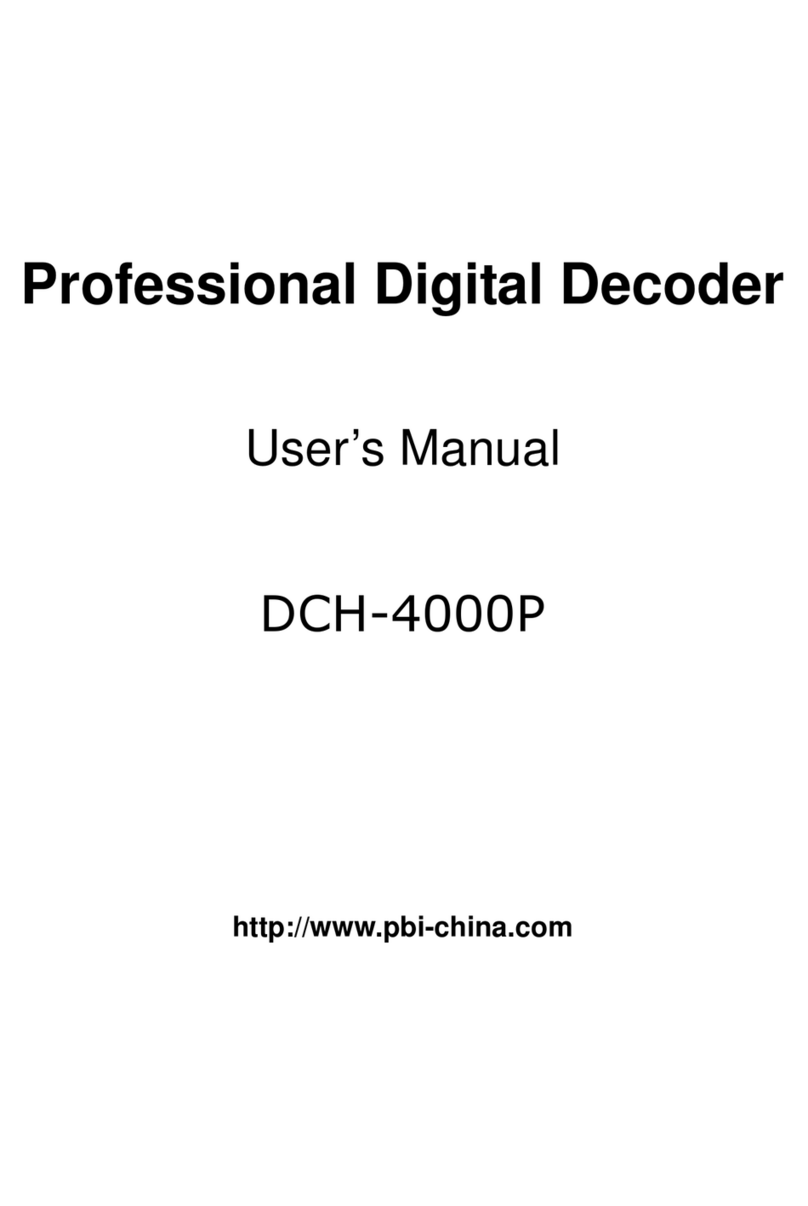 PBI DCH-4000P User manual PBI DCH-4000P User manual