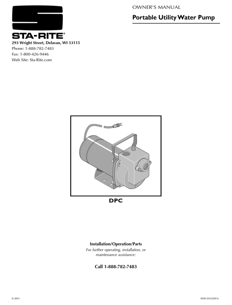 STA-RITE DPC User manual