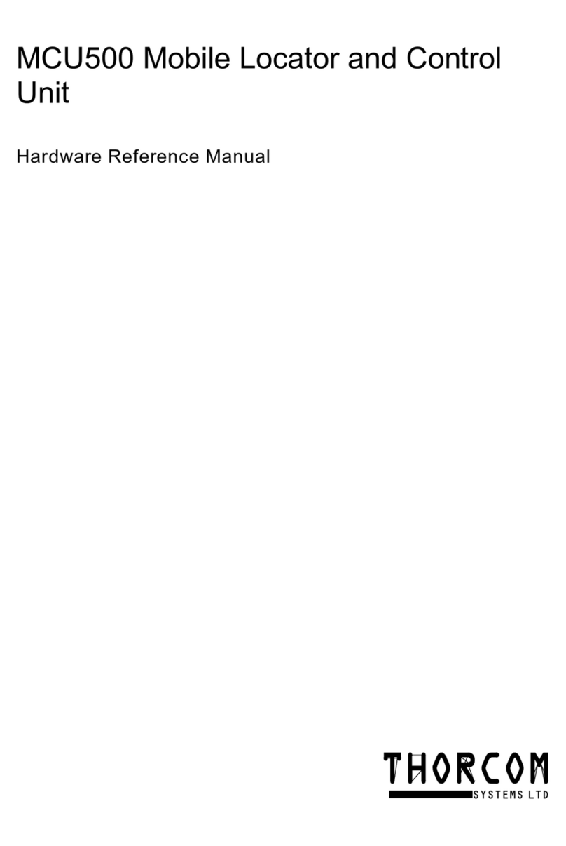 Thorcom MCU500 Quick user guide