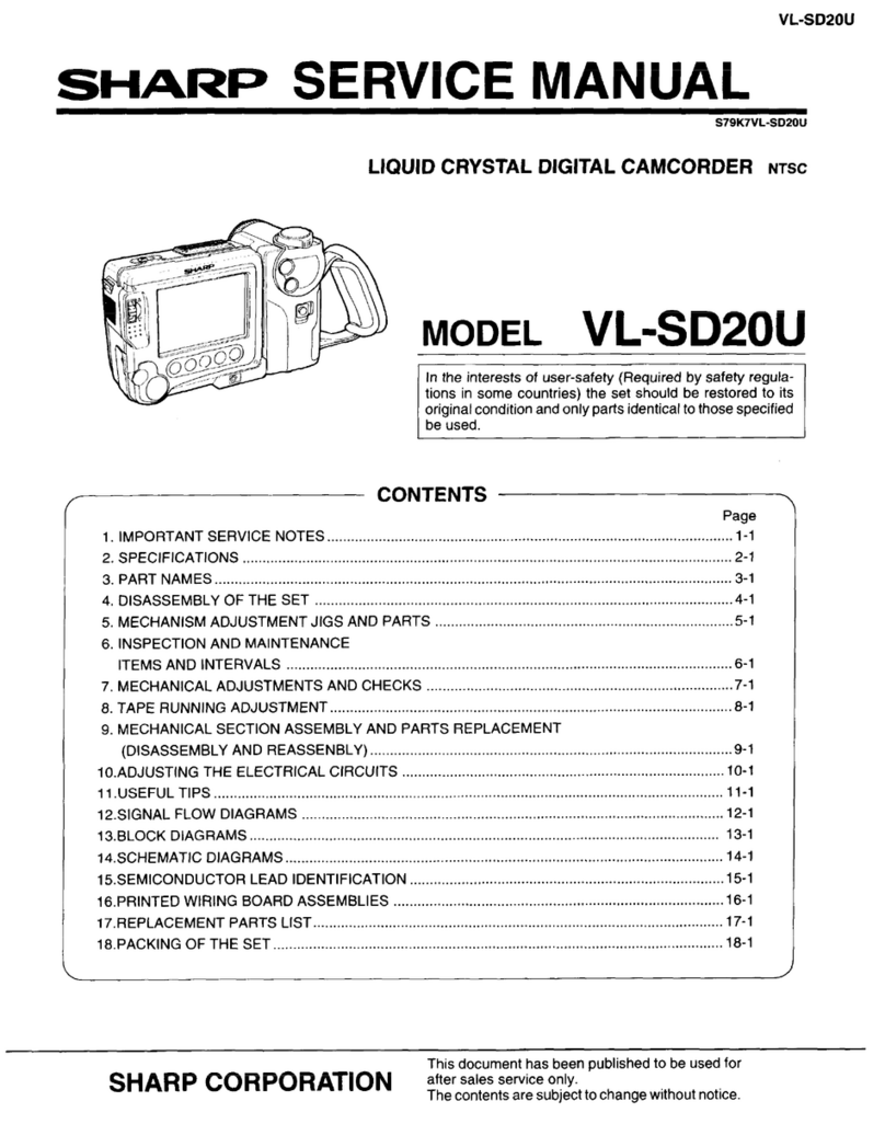 Sharp VL-SD20U User manual