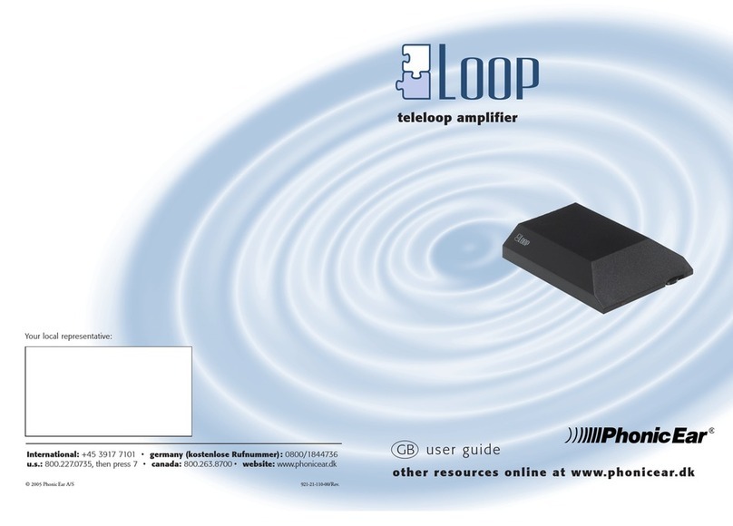 Phonic Ear LOOP User manual Phonic Ear LOOP User manual