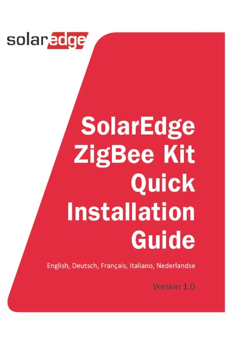 SolarEdge ZigBee User manual