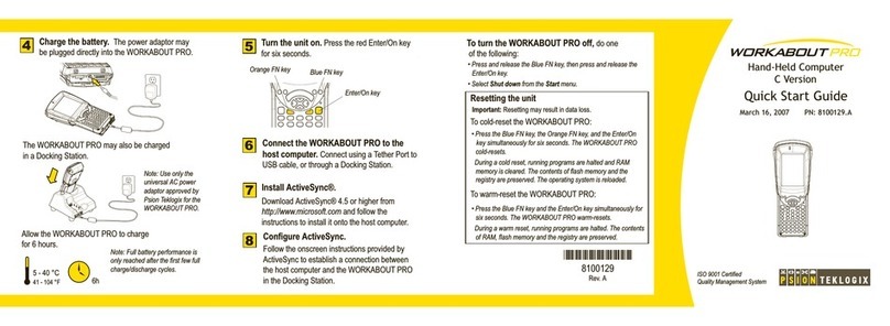 Workabout C Version User manual
