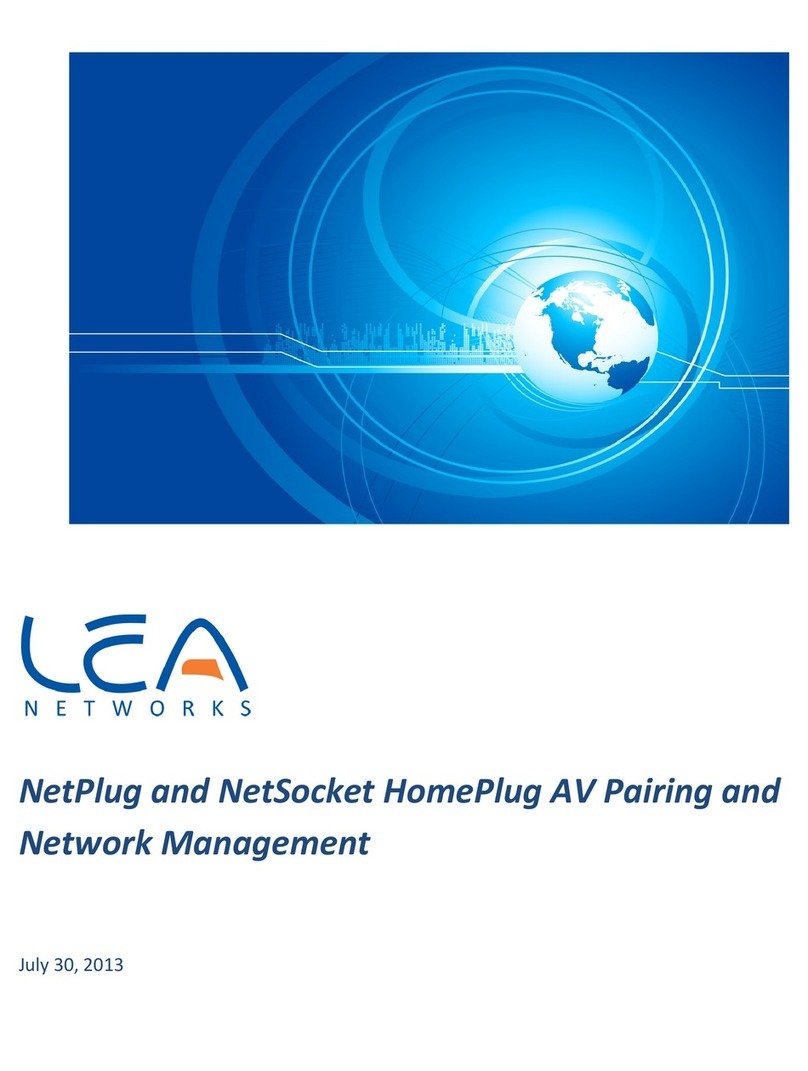 Lea NetPlug User manual