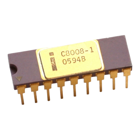 Intel 8008 User manual