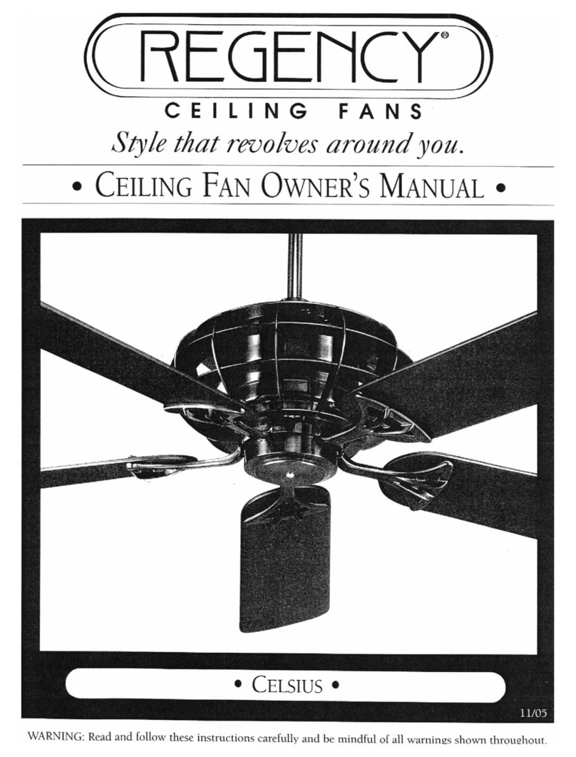 Regency Celsius User manual