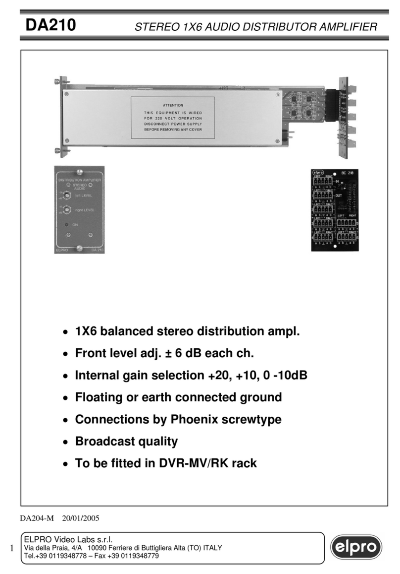 ELPRO DA210 User manual
