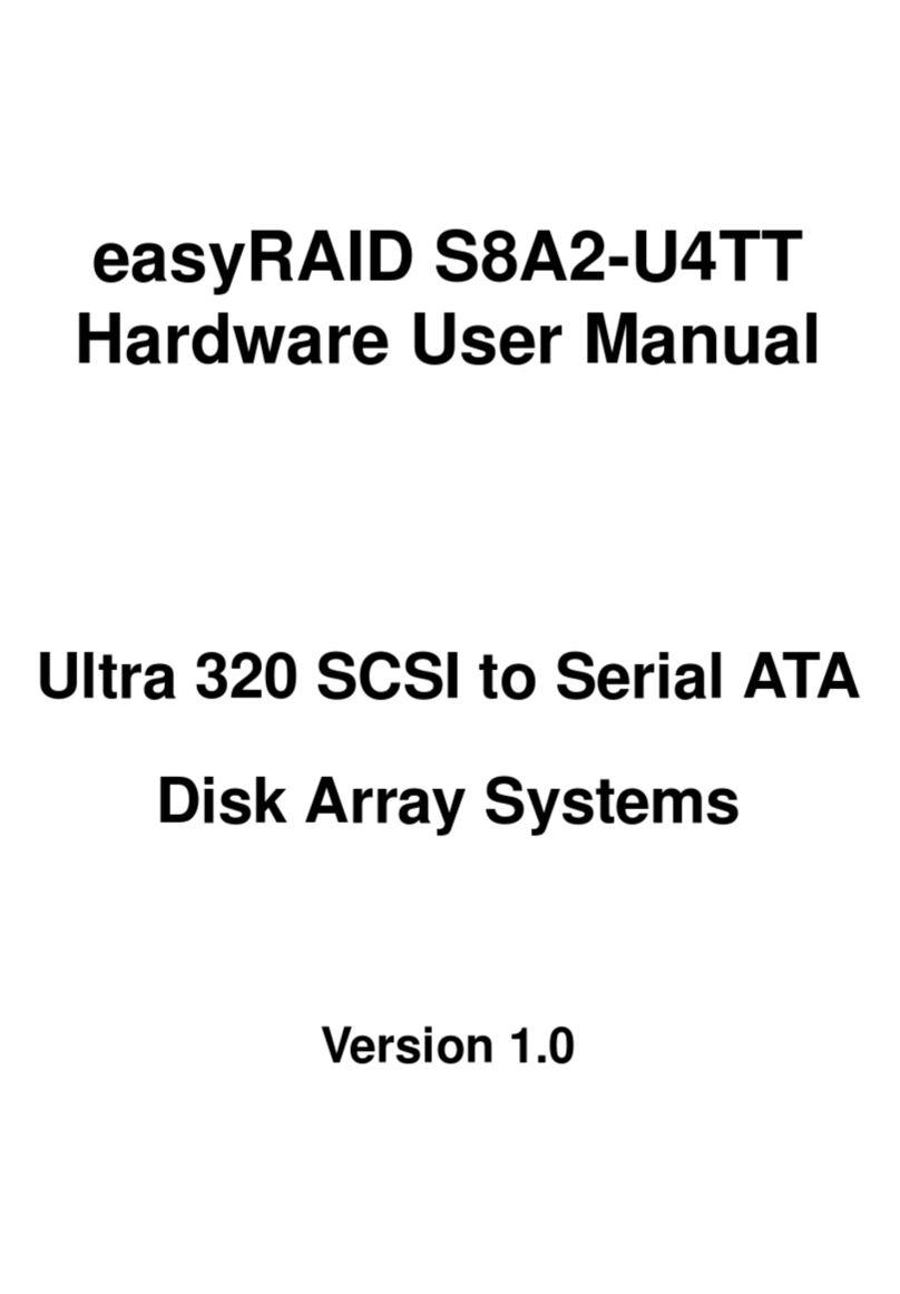 easyRAID S8A2-U4TT Instructions for use
