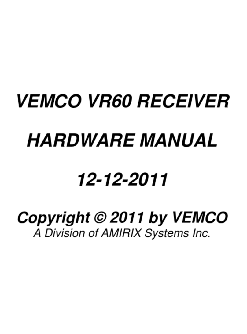 Vemco VR60 User manual