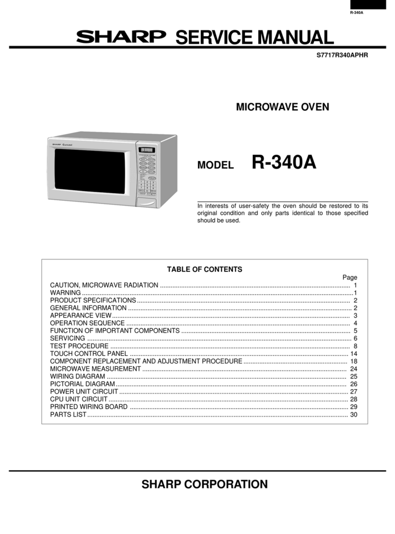 Sharp R-340A User manual