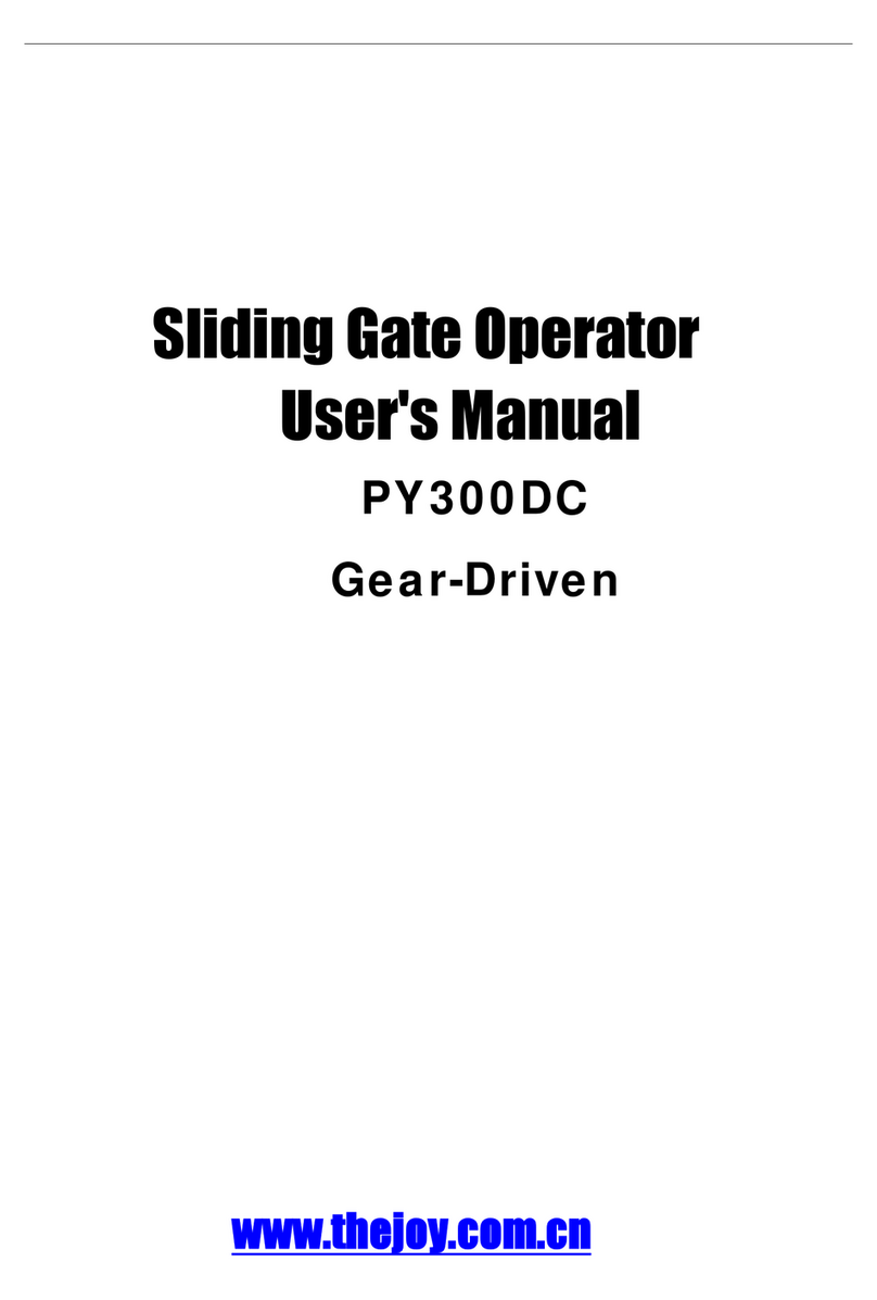 JOYTECH PY300DC User manual