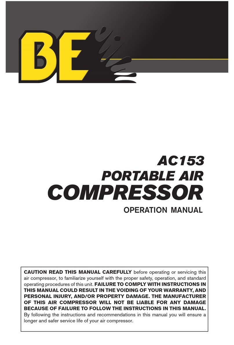 BE AC153 Operation manual