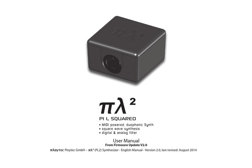 Ploytec PL2 User manual