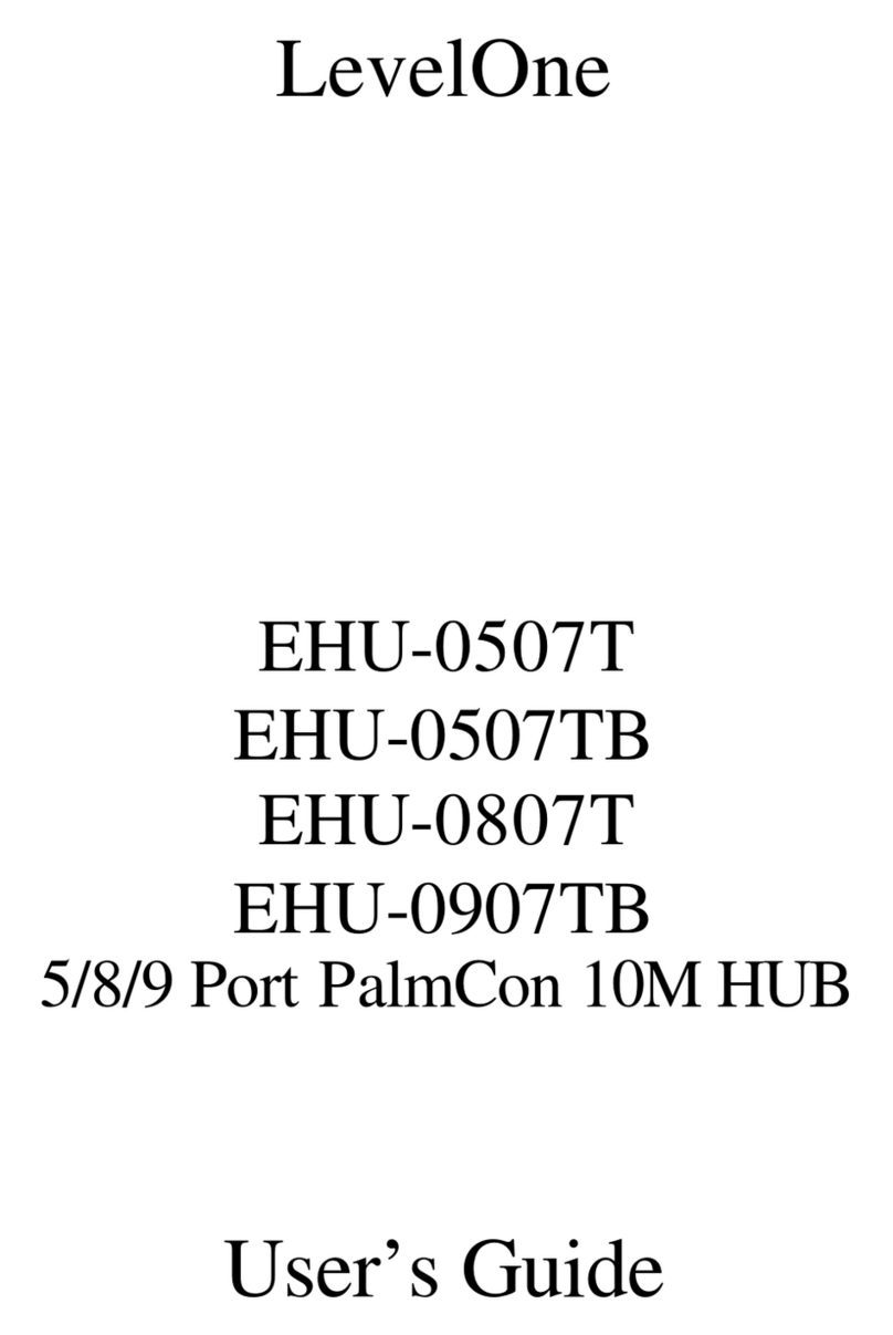 LevelOne EHU-0507T User manual LevelOne EHU-0507T User manual