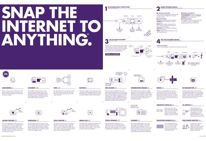 Littlebits Cloudbit User manual