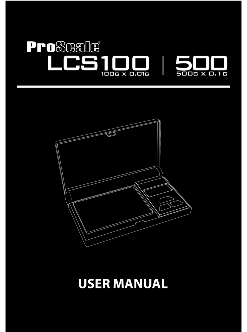 Proscale LCS100 User manual