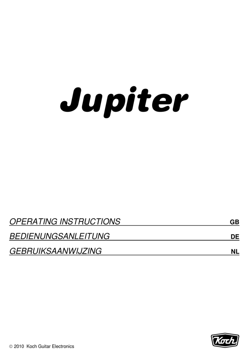 Koch Jupiter User manual Koch Jupiter User manual