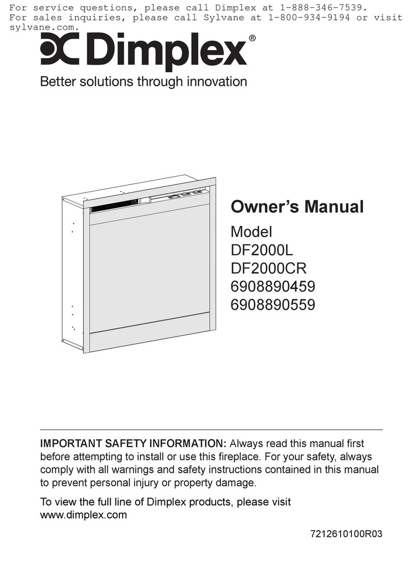 Dimplex DF2000L User manual Dimplex DF2000L User manual