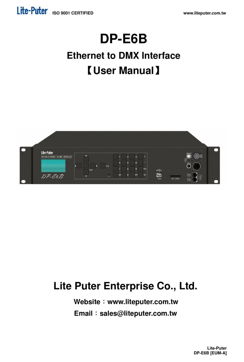 Lite-Puter DP-E6B User manual Lite-Puter DP-E6B User manual