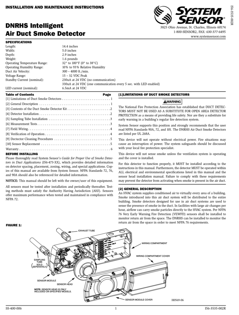 System Sensor DNRHS User manual