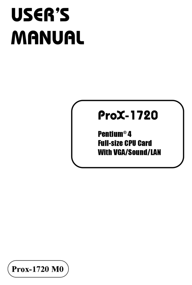 protech Prox-1720 User manual