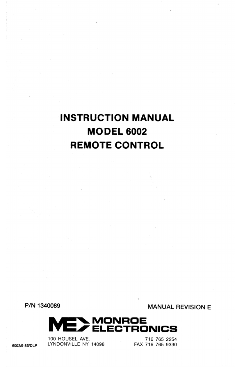 Monroe 6002 User manual