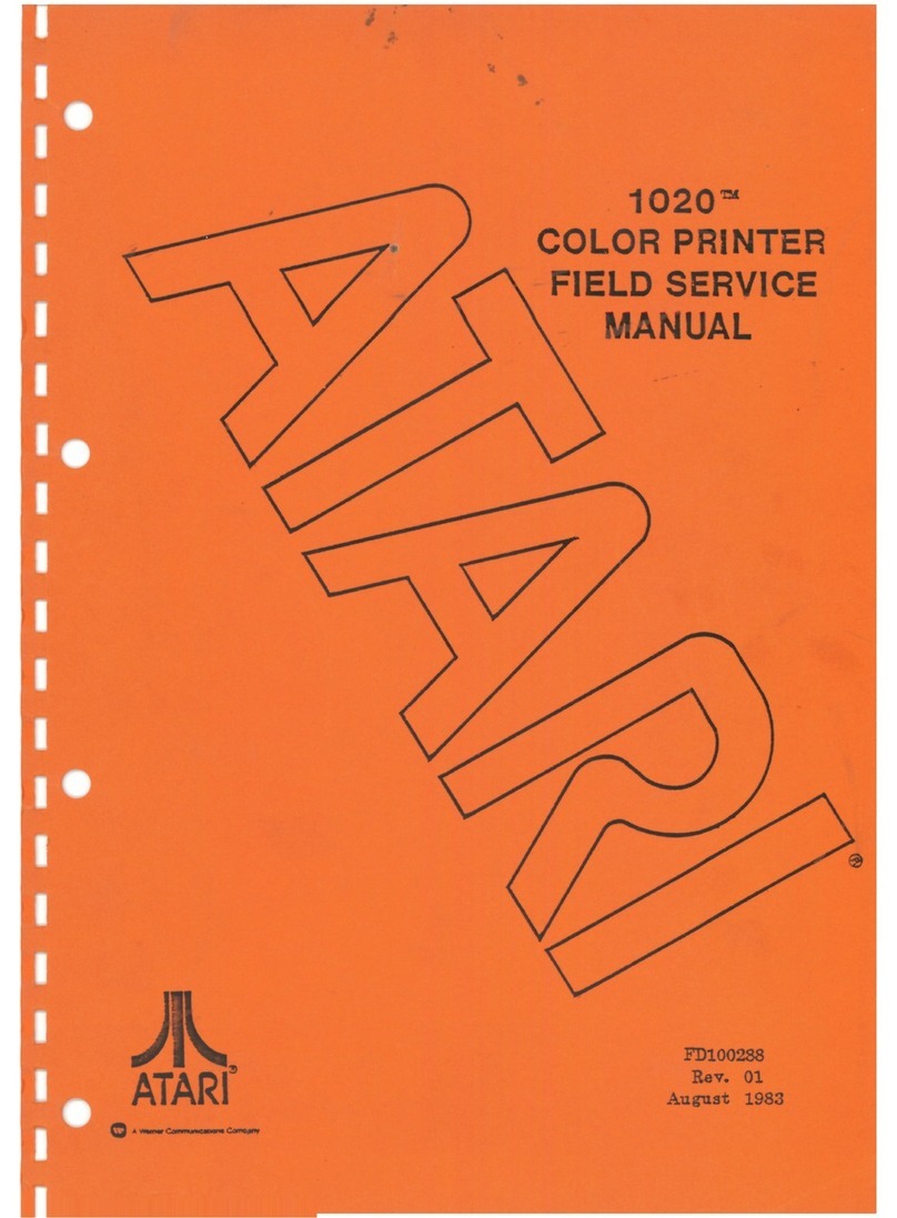 Atari 1020 User manual