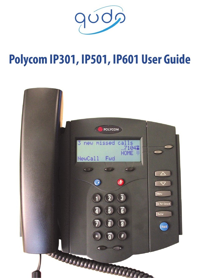 Polycom Soundpoint IP 301 User manual Polycom Soundpoint IP 301 User manual