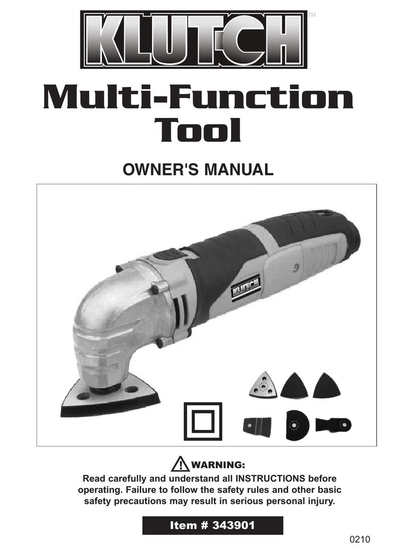 Klutch Multi-function Tool User manual